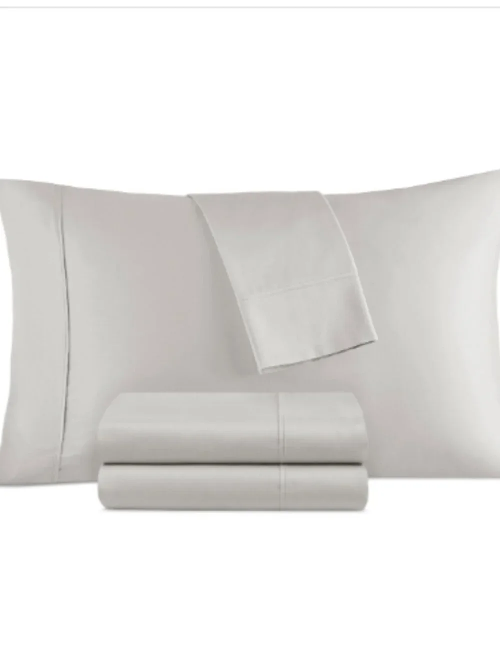 Beautyrest Black Liquid 400-Thread Count 100% Cotton 4-Pc. Sheet Set, King - Gre